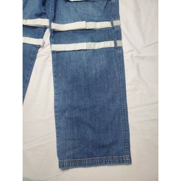 Marithe Francois Girbaud M+FG Sz 36M Shuttle Tape Denim Jeans 90s Baggy Y2K Wide - Picture 7 of 16